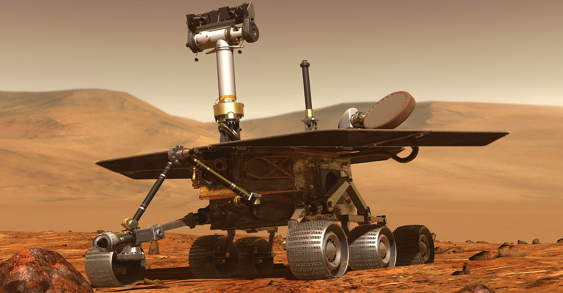 L'un des rovers de l'exploration martienne © NASA