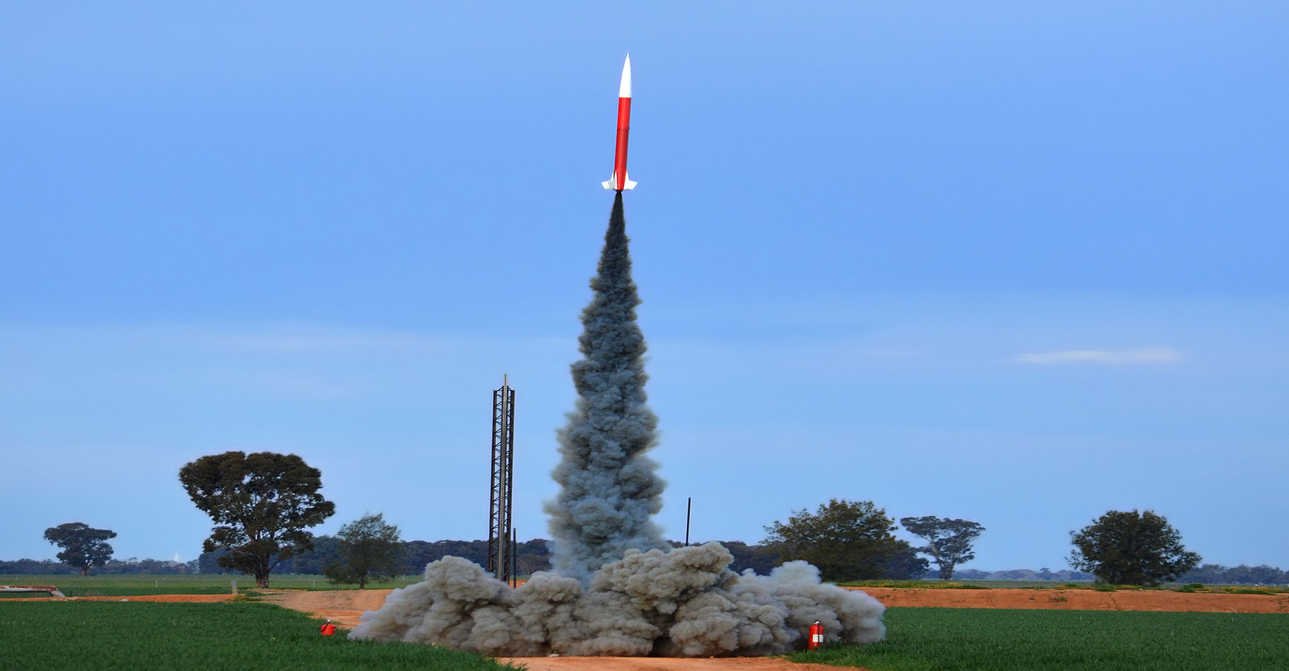 Lancement de fusées miniatures.&nbsp;© Sascha Grant -&nbsp;CC BY-NC 2.0