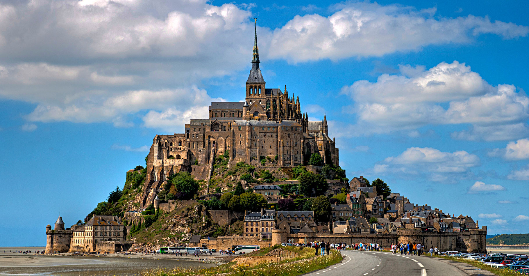 Le Mont-Saint-Michel et ses travaux : parking et carte