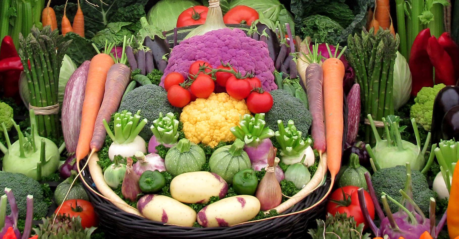 Un choix très coloré de magnifiques légumes. © Man Vyi - Domaine public