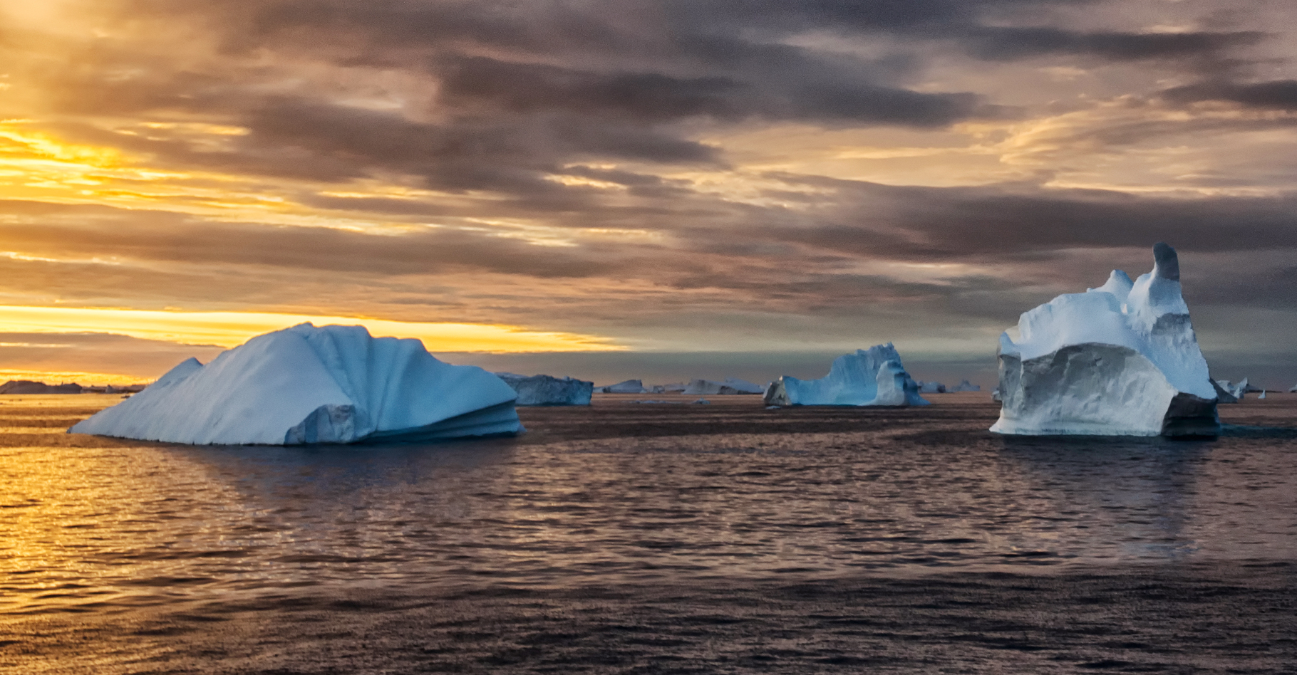 Coucher de soleil en Antarctique. © Christopher Michel - CC BY-NC 2.0
