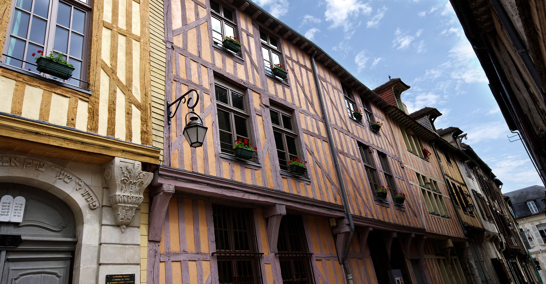 Maisons anciennes de Troyes. © Emmanuel Dyan, Flickr, CC by-nc&nbsp;2.0