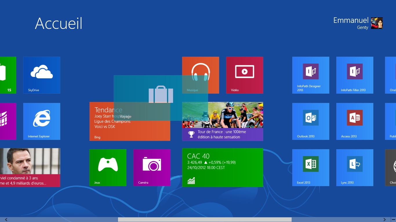 Nouveauté Windows 8 : l’écran de démarrage