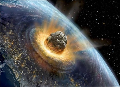 Scénario d'une catastrophe : l'impact d'un astéroïde