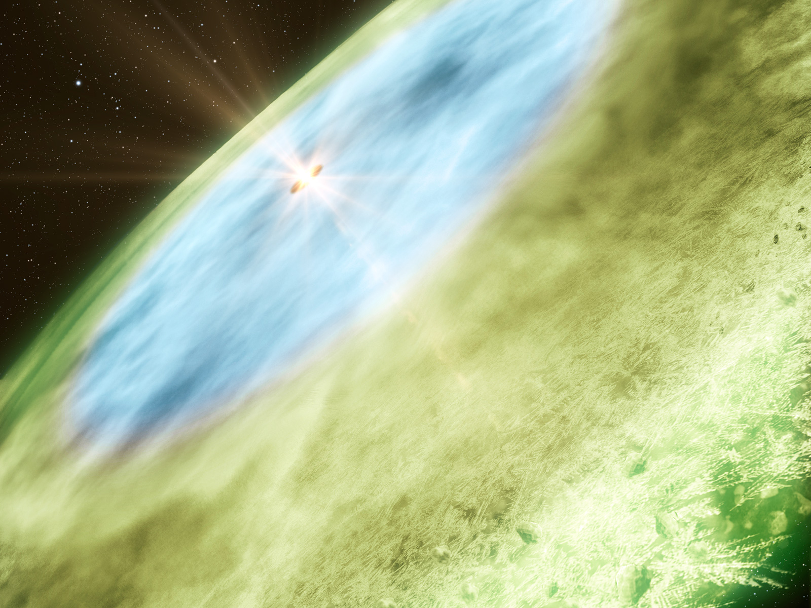 La jeune étoile TW Hydrae et son disque protoplanétaire
