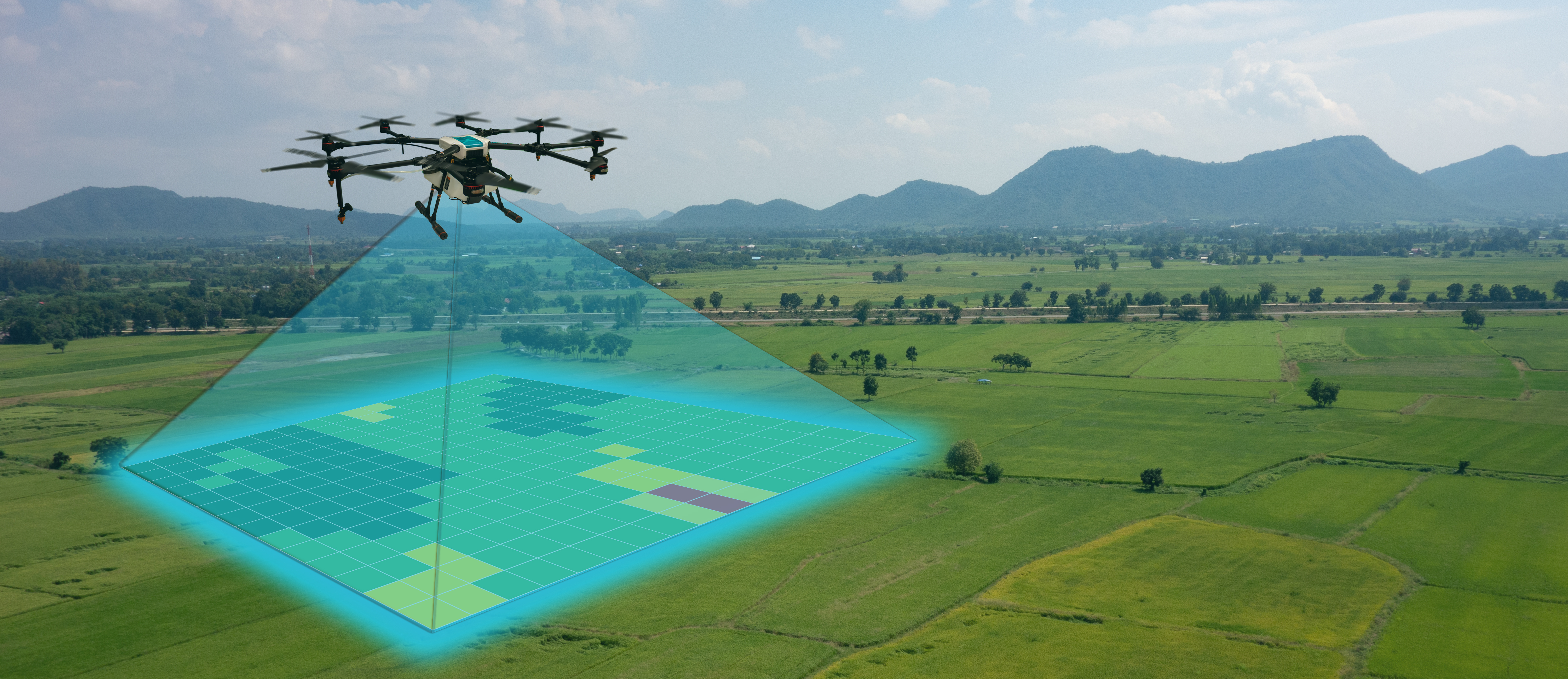 Les drones sont un outil robotique déjà adopté par le secteur agricole. © Monopoly919, Adobe Stock
