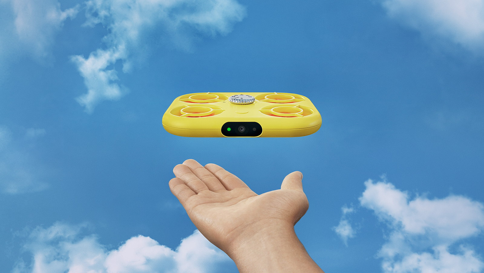Le nouveau drone Pixy de Snapchat ne pèse que 101 grammes. © Snap Inc.