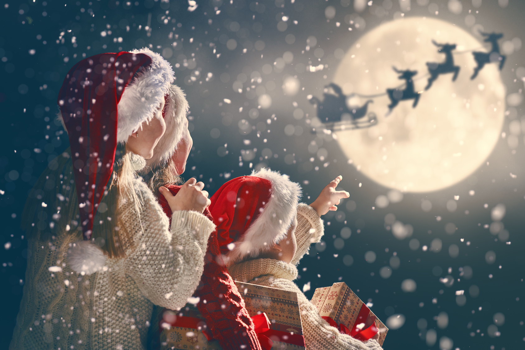 Dans la plupart des familles, la légende du père Noël fait partie intégrante des fêtes de fin d’année. © Konstantin Yuganov, fotolia