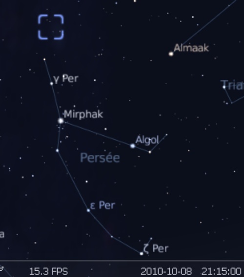 La comète Hartley 2 frôle le double amas de Persée