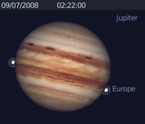 Observez les satellites de Jupiter