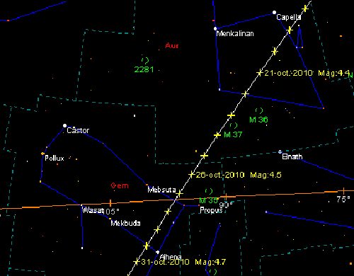 La comète Hartley 2 est au plus près de la Terre