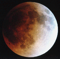 Eclipse partielle de Lune visible en Amérique du nord, Pacifique et Asie
