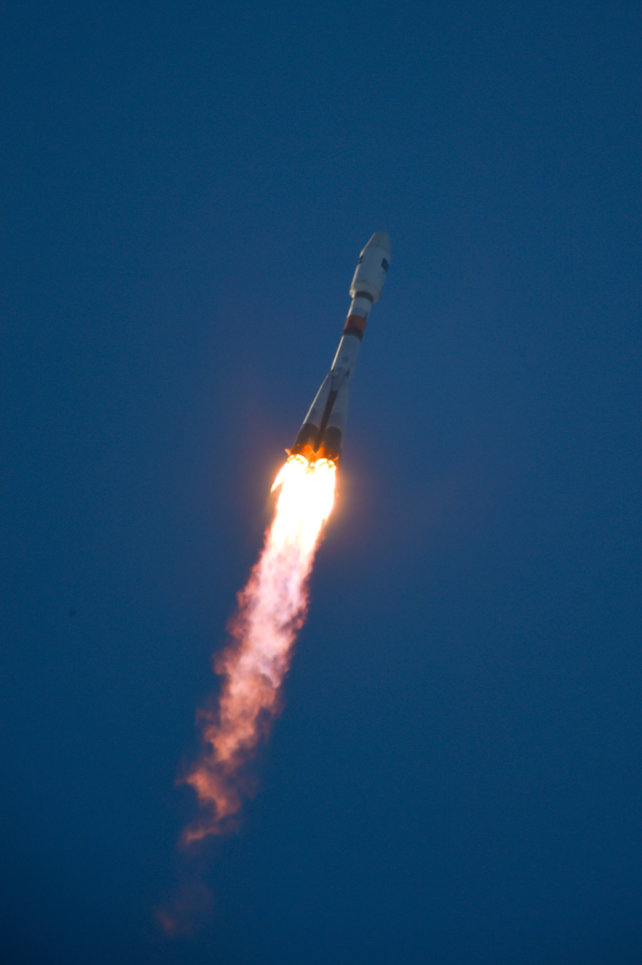 Décollage du lanceur Soyouz avec à son bord le satellite Sentinel 1A du programme Copernicus. © Esa, S. Corvaja