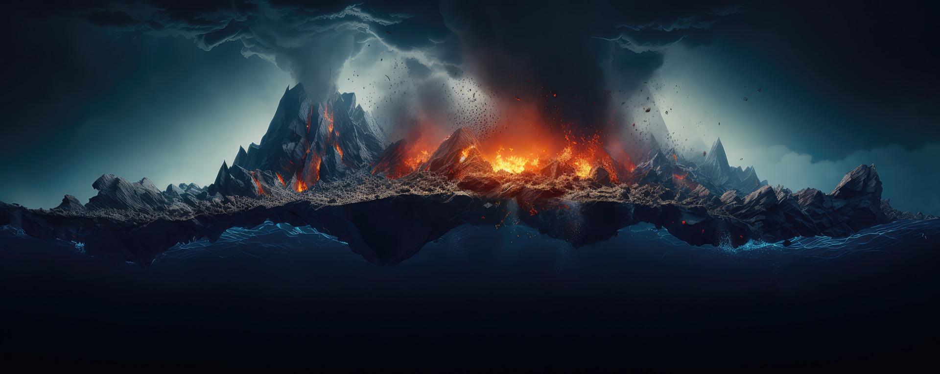 L'éruption du Hunga Tonga en 2022 a ravagé le fond océanique sur une vaste zone. © Anastasiia, Adobe Stock