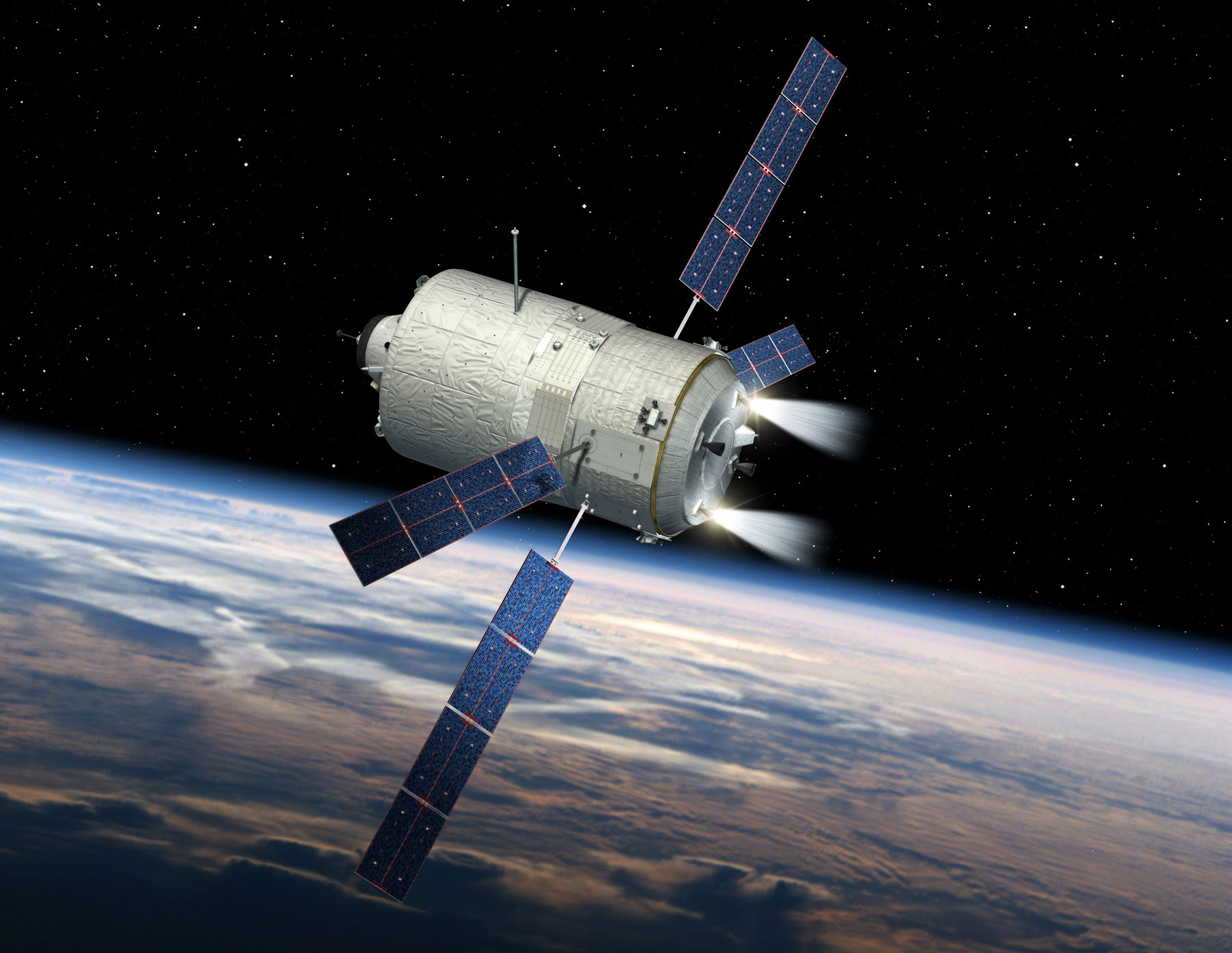 L'ATV-5 va permettre de mieux comprendre comment les objets se désintègrent dans l’atmosphère terrestre. © Esa, D. Ducros