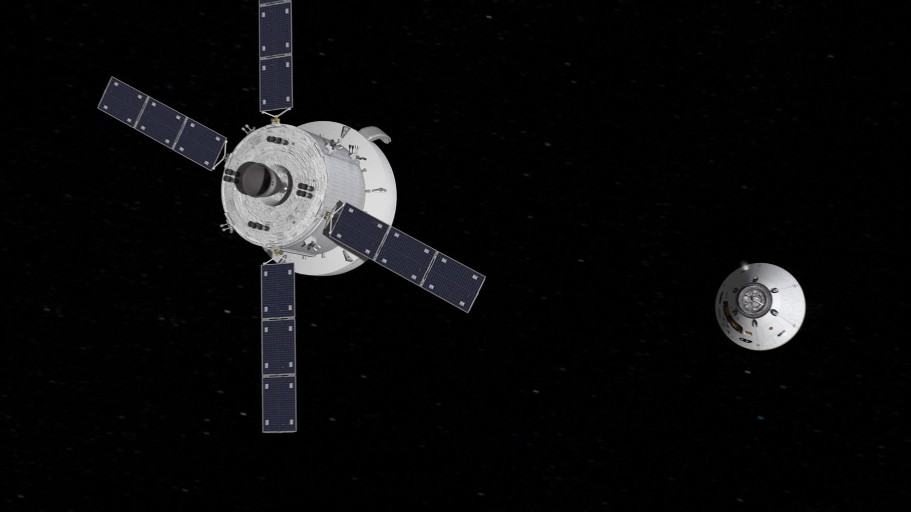Le module de service d'Orion s'inspirera de celui de l'ATV (SSA, Spacecraft Sub-Assembly) dont Airbus DS avait la charge. © Nasa