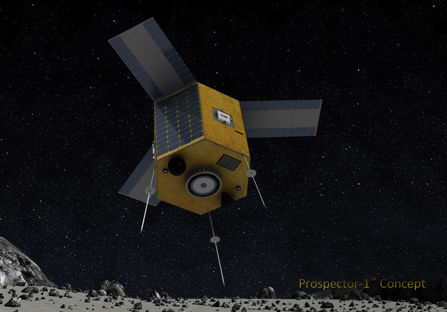 Prospector-1, le premier satellite de Deep Space Industries à rejoindre un astéroïde. Un rendez-vous prévu au tout début de la prochaine décennie. © Deep Space Industries
