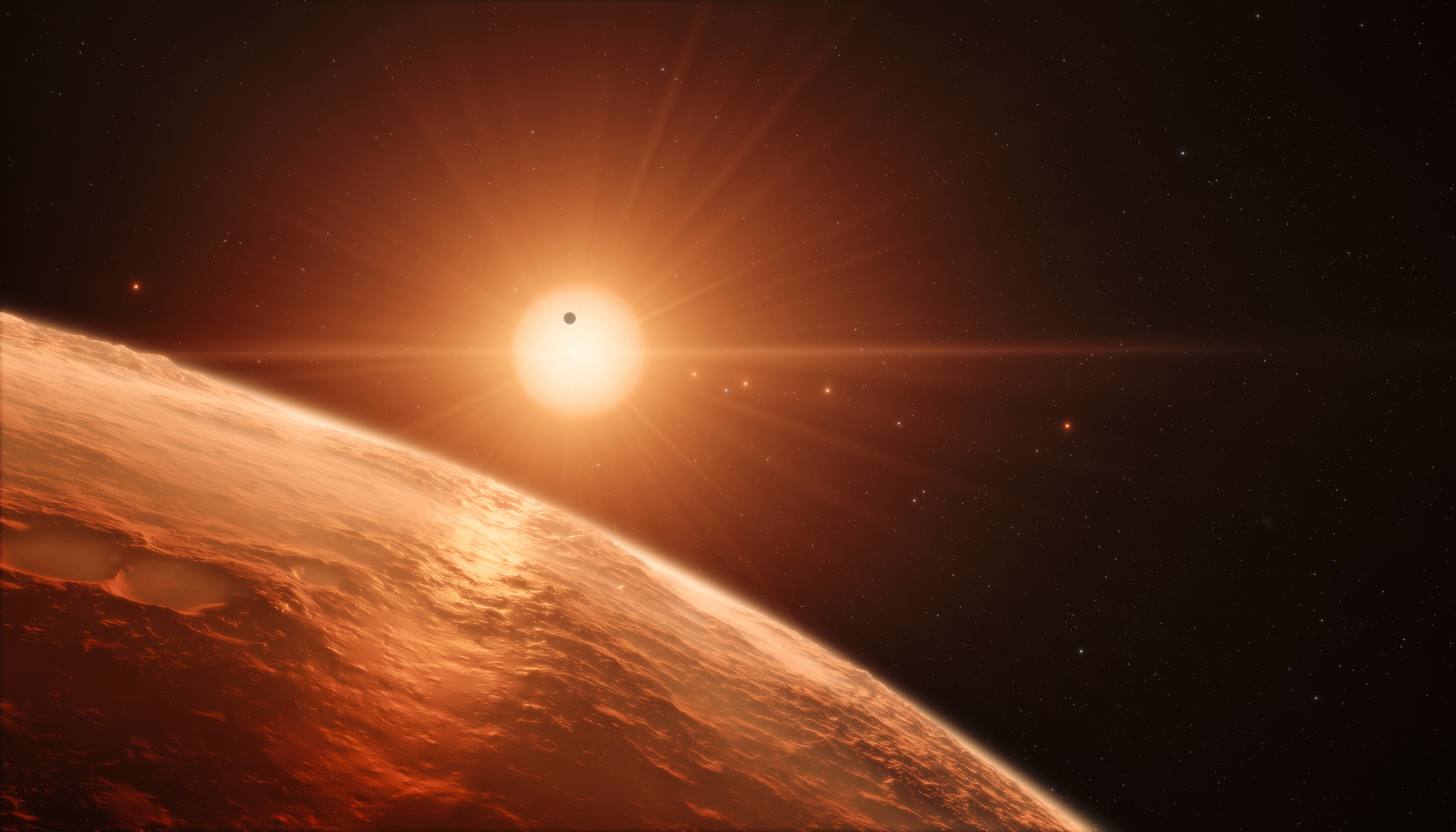 Exoplanètes : découvrez la vue depuis la planète Trappist-1 h