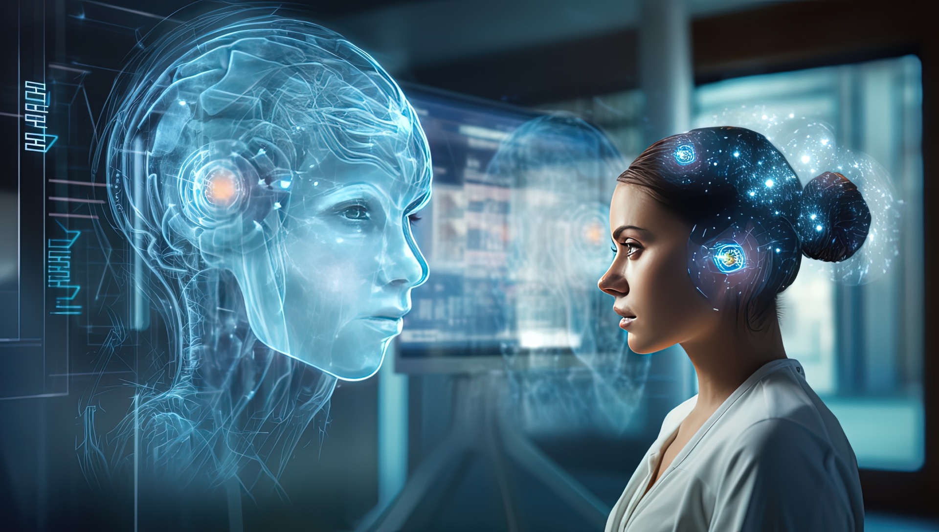 Neuralink, une des entreprises d'Elon Musk, conçoit des appareils connectés à implanter dans le cerveau pour communiquer avec les ordinateurs directement par la pensée. © QuietWord, Adobe Stock