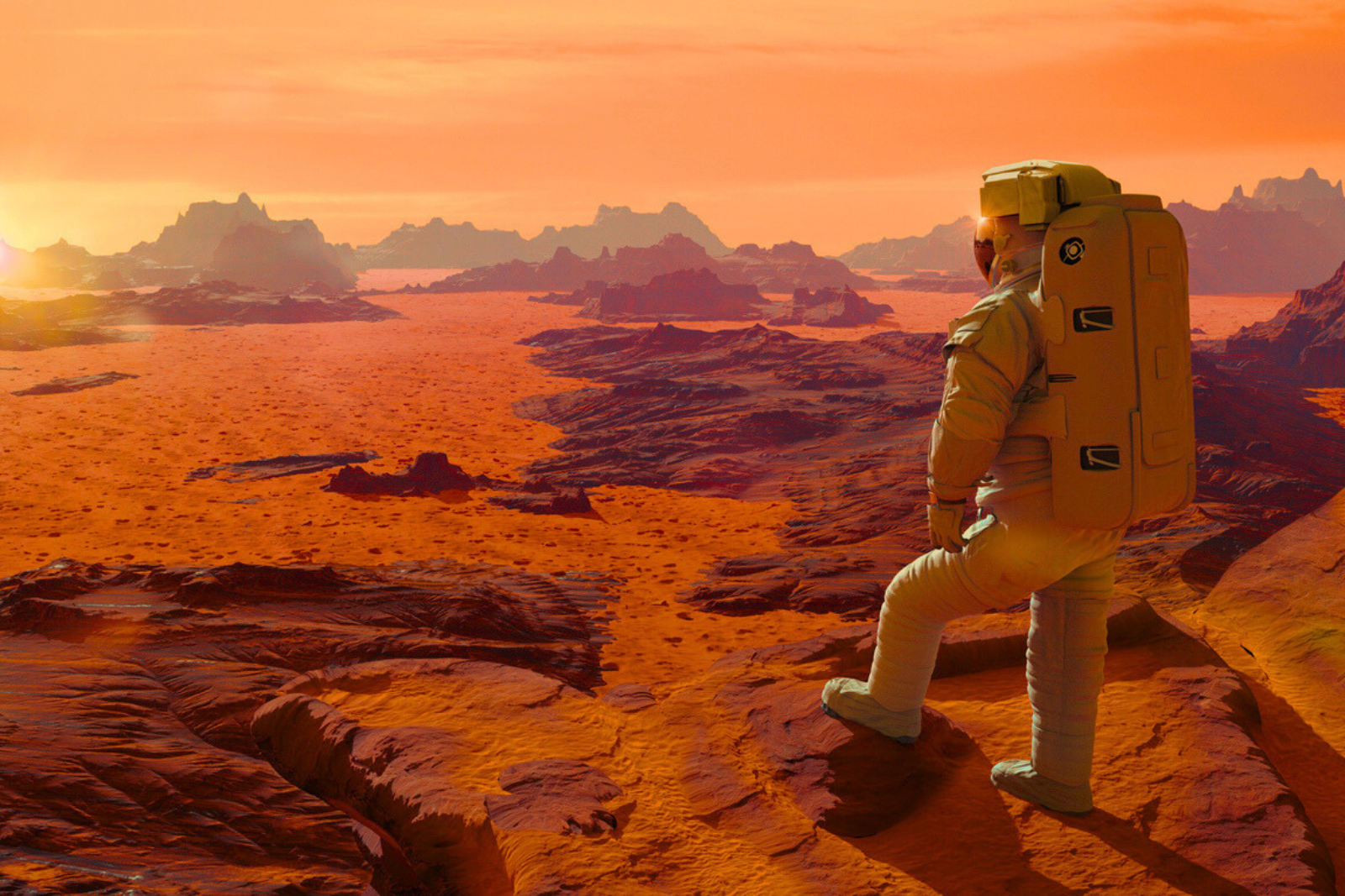 Une décennie après Seul sur Mars, voici à quoi ressemblerait une mission réelle. © Dottedhippo, iStock