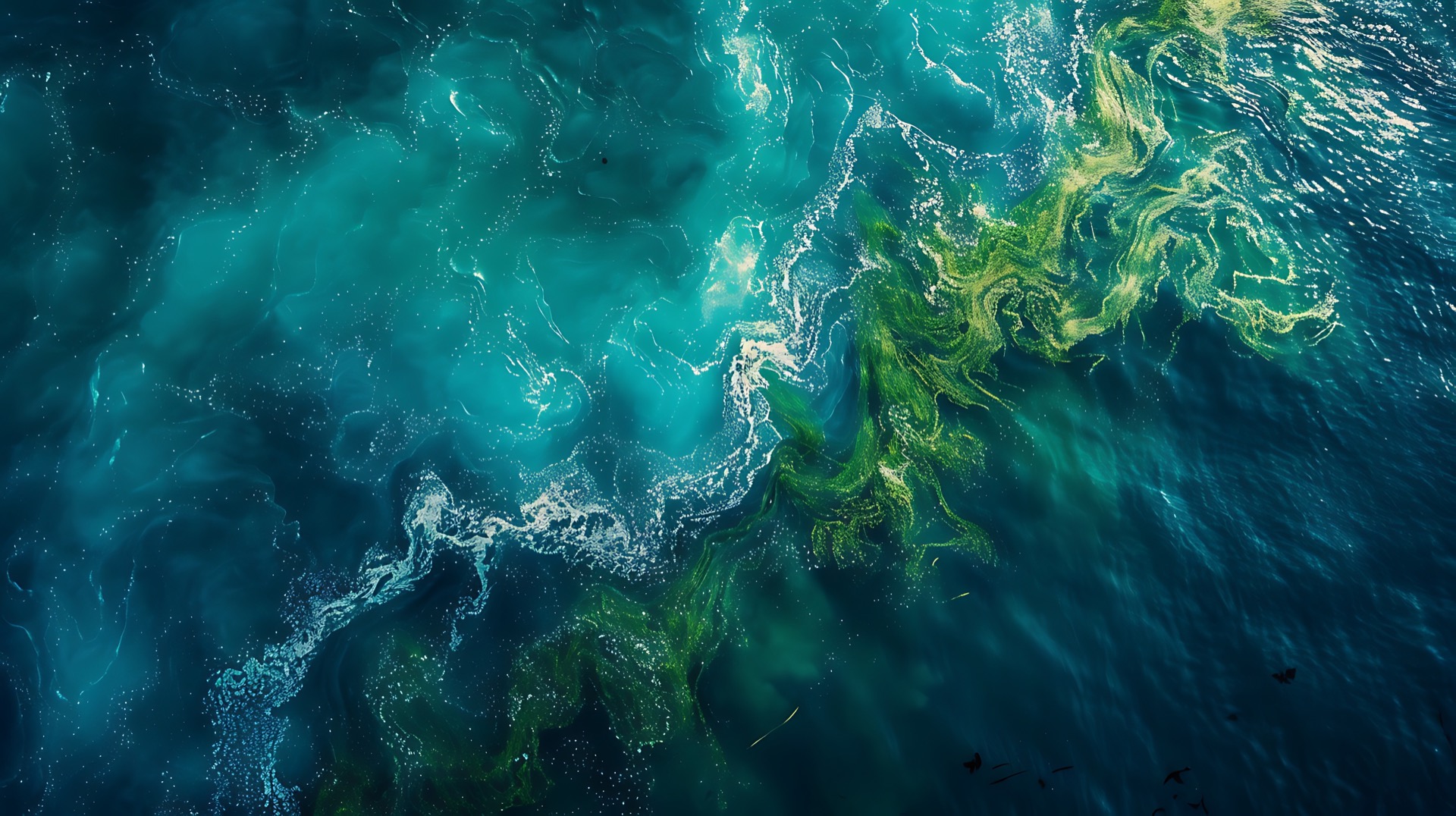 En théorie, il suffirait de parsemer les océans de fer pour déclencher un bloom de phytoplancton pour capter davantage de CO₂. La réalité est plus complexe. © Thavesak, Adobe Stock