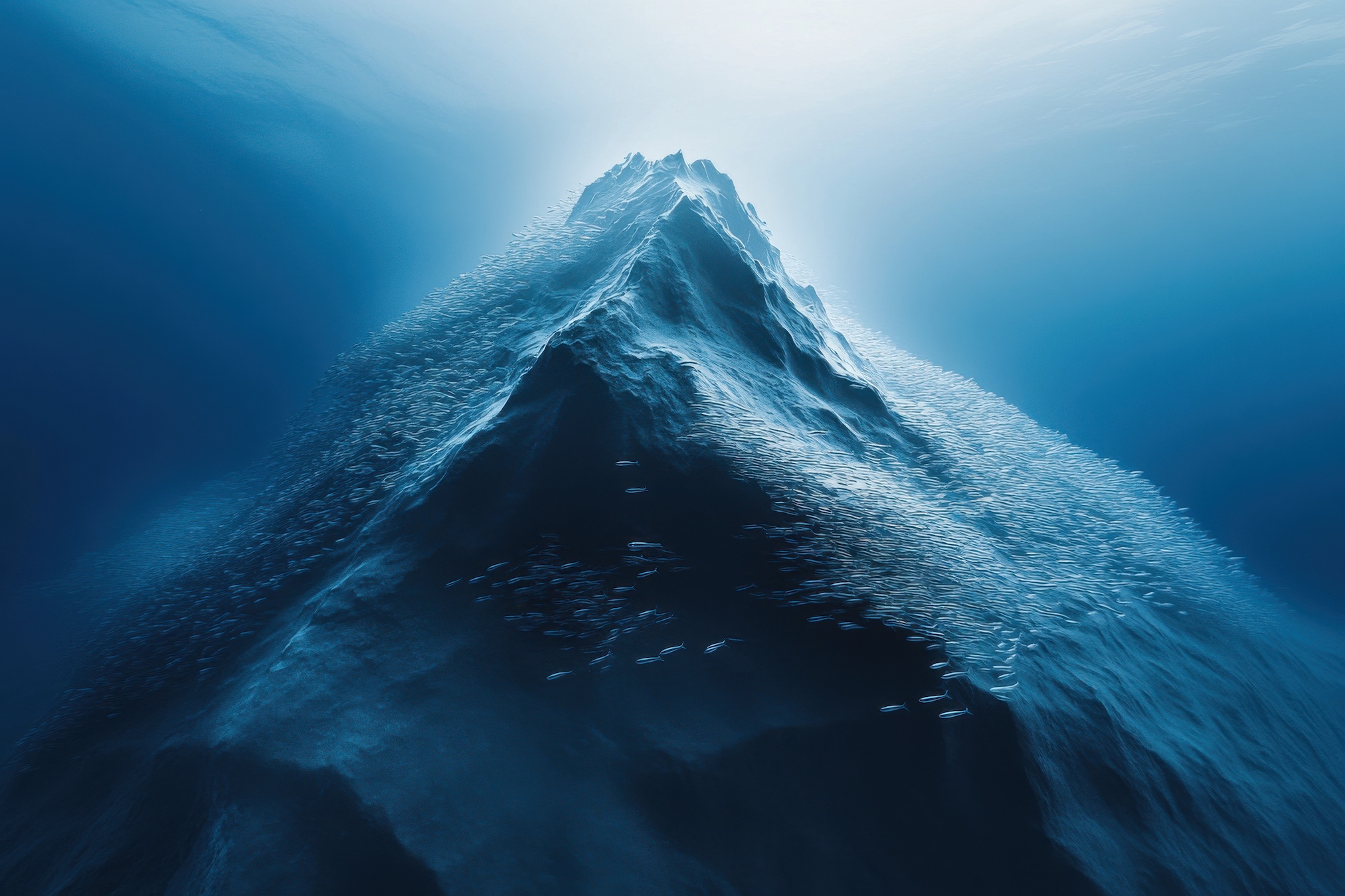 Tout comme les continents, les fonds marins sont parsemés de montagnes, de fosses et de canyons. © NATURALFAMILY, Adobe Stock