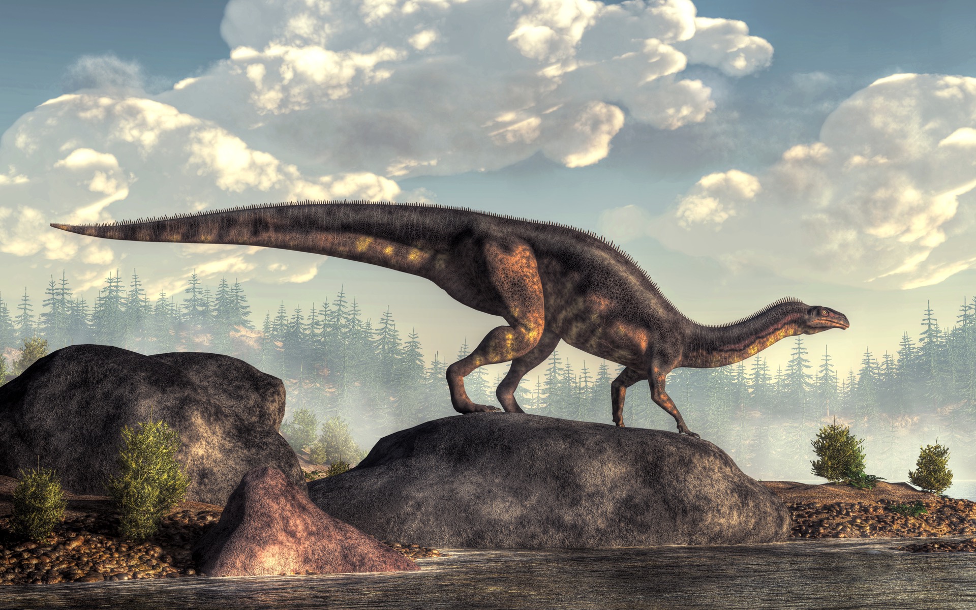 Il y a 220 millions d'années, les dinosaures étaient déjà atteints d'ostéomyélite. © Daniel Eskridge, Adobe Stock