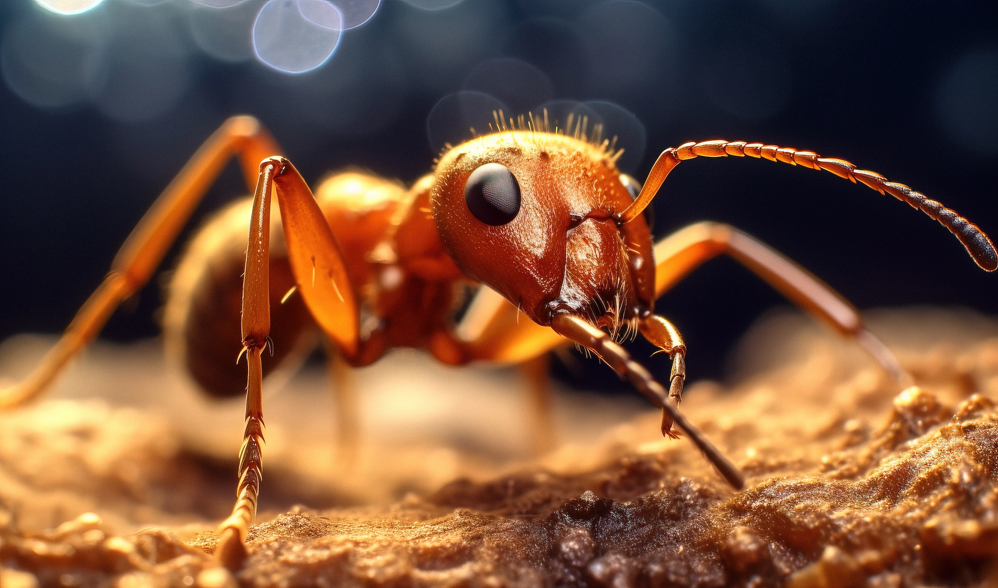 Illustration d'une fourmi générée par l'IA. © Jeremy, Adobe Stock