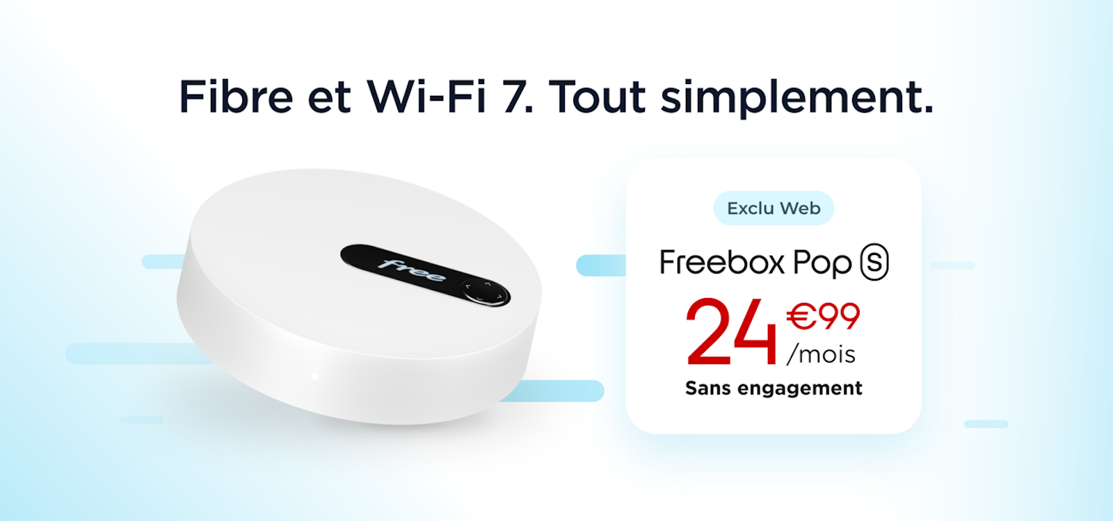 La Freebox Pop S vient de sortir. © Free