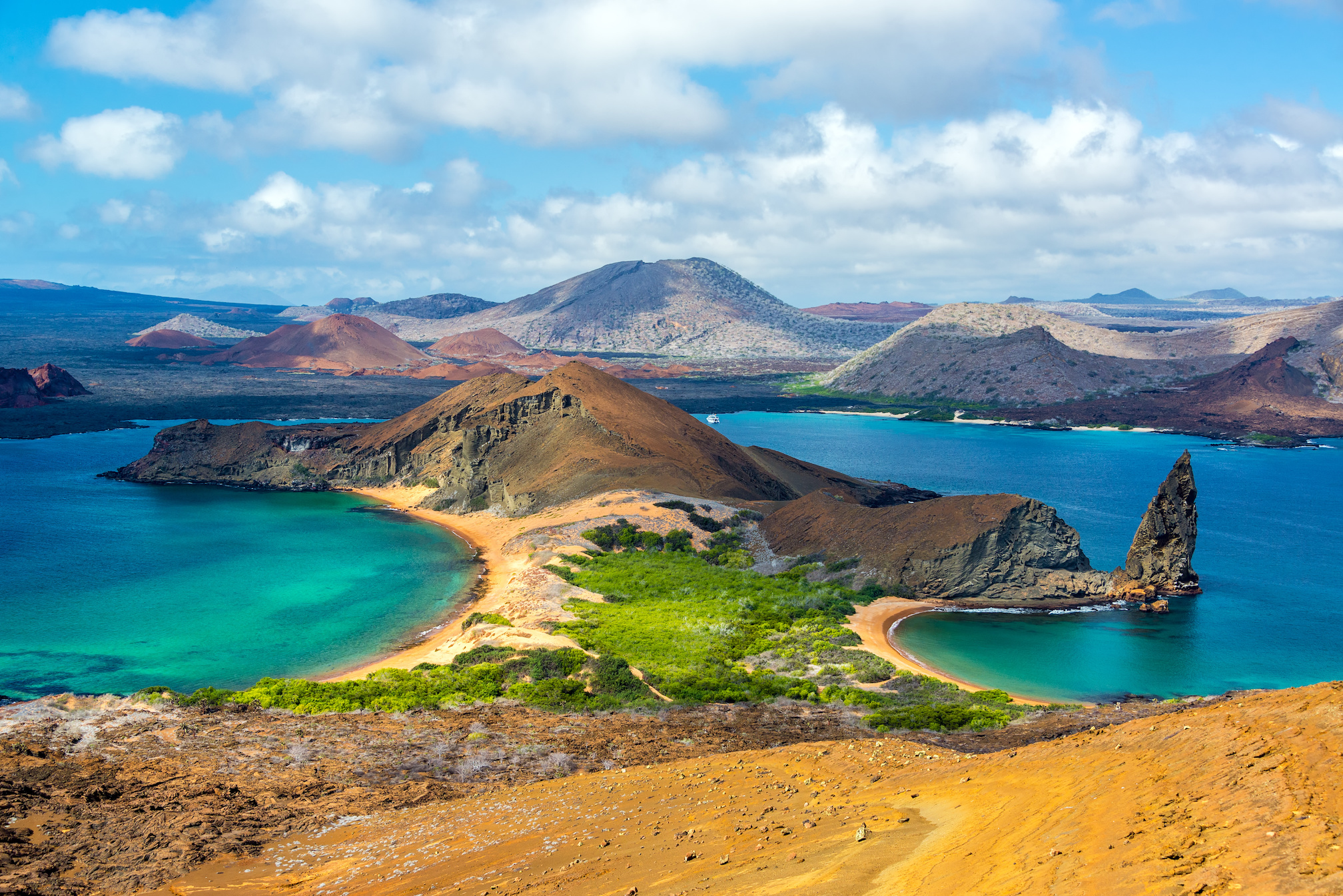 Paysage volcanique des Galápagos. © Jkraft5, Adobe Stock