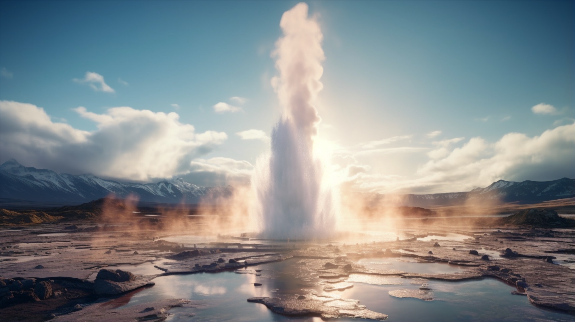 Le géotherme représente la courbe de température avec la profondeur. © Dream Pic, Adobe Stock