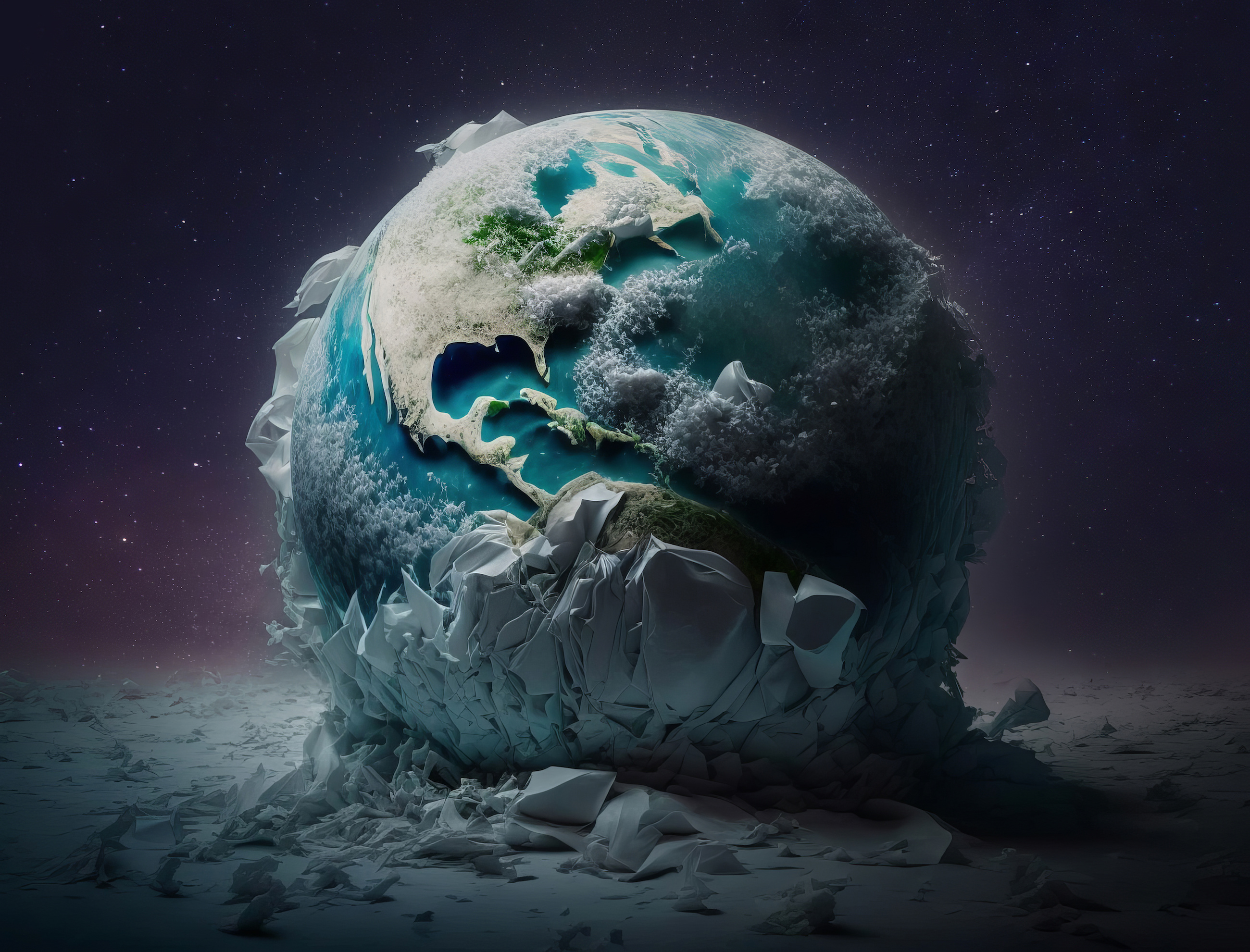 Il y a 700 millions d'années, la Terre connaissait plusieurs épisodes de glaciation extrême. © karenfoleyphoto, Adobe Stock