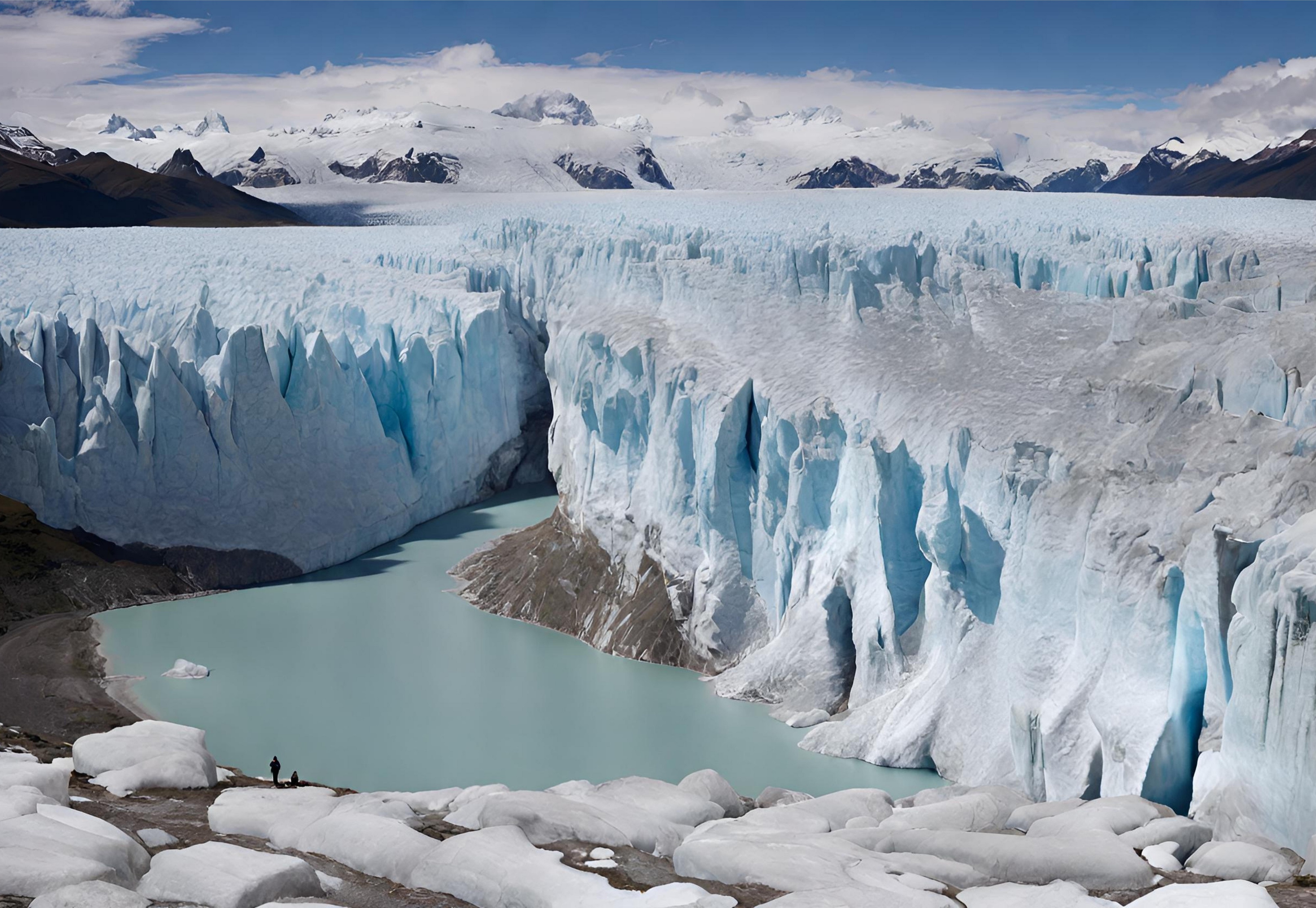 Le réchauffement conduit à davantage de glaciers dans certains zones. © Rao Saad Ishfaq, Adobe Stock