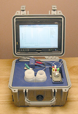 Dispositif de biomonitoring d’échantillons d’urine, de salive et de sang humain. © PNNL - Pacific Northwest National Laboratory CC by-nc-sa 2.0