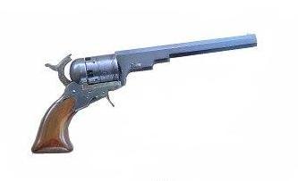 Samuel Colt élabore le système de barillet du révolver moderne. © Kintaro, CC BY-SA 3.0, Wikimedia Commons