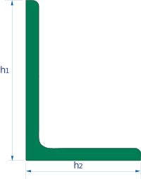 Une cornière est une barre métallique en forme d'équerre. © Roulex45, CC BY-SA 3.0, Wikimedia Commons