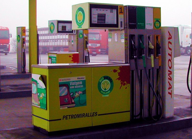 L’ester éthylique d’huile végétale est utilisé pour produire du biodiesel. © Chixoy, Wikimédia GFDL 1.2 & CC by-sa 3.0