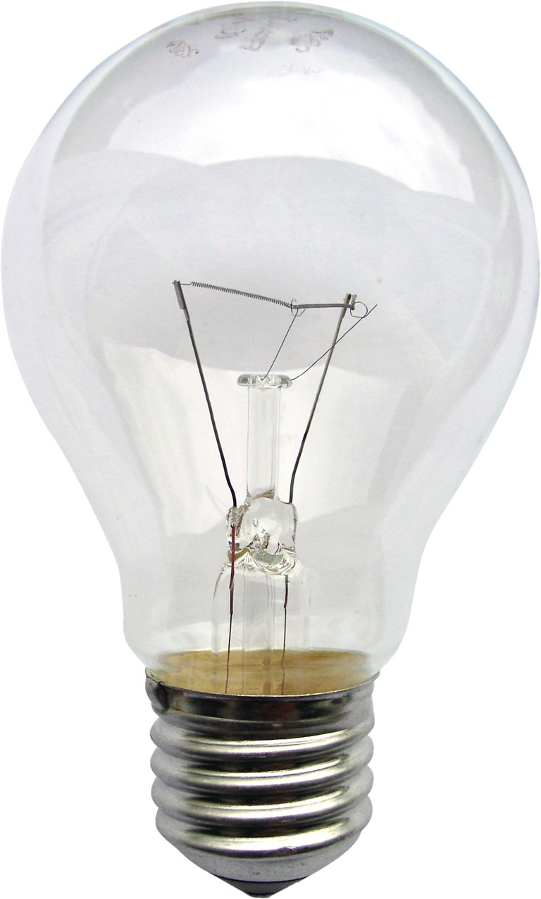 La lampe à incandescence au gaz a longtemps été le format standard des ampoules pour l'éclairage. © KMJ, CC BY-SA 3.0, Wikimedia Commons