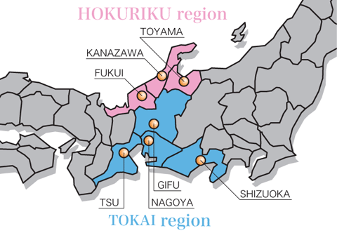 La préfecture de Toyama, où s'est déclarée la maladie Itai Itai. © Japan Information Network