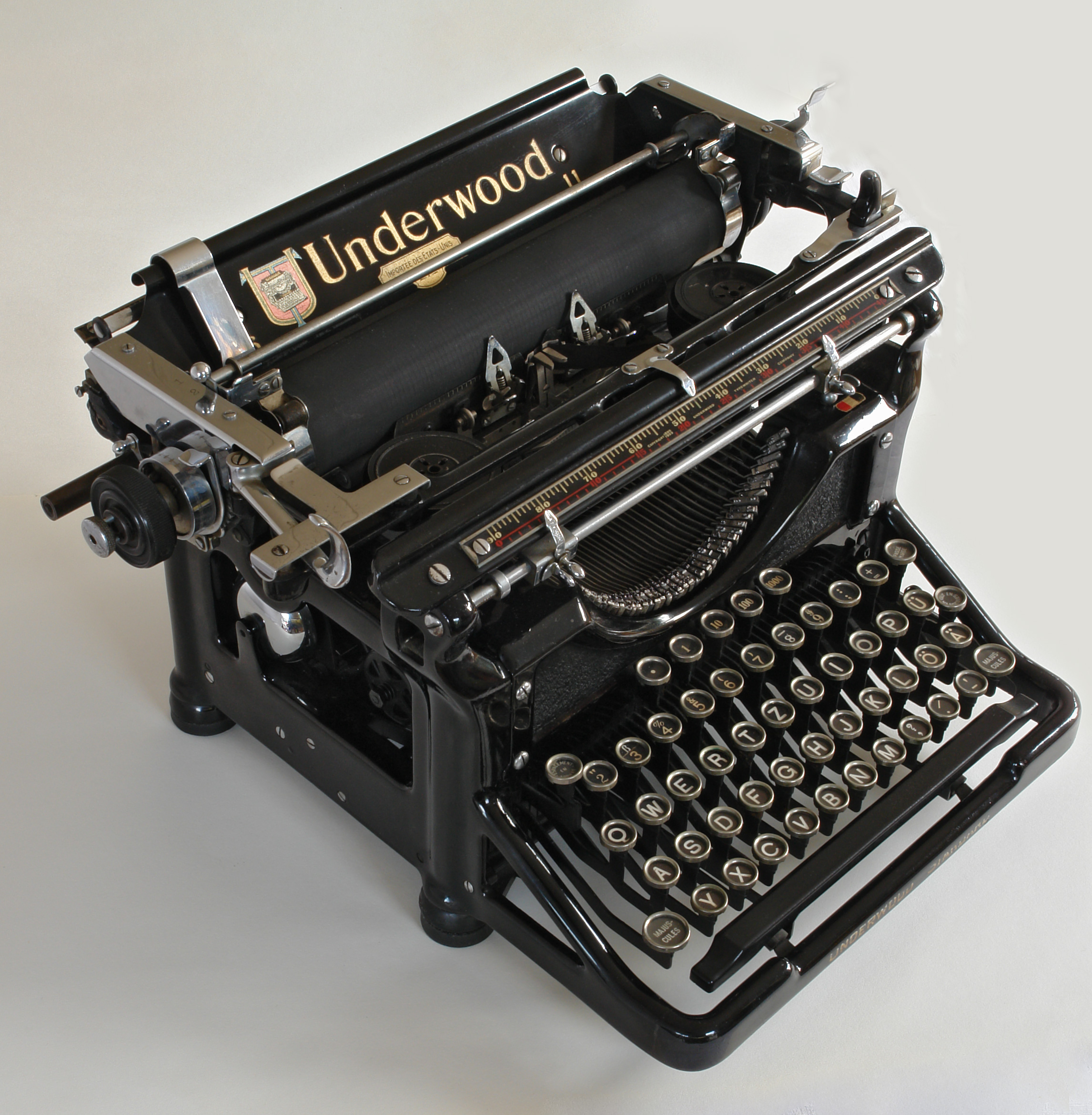 La machine à écrire se collectionne, on est alors un mécascriptophile.  © self, CC BY-SA 3.0, Wikimédia Commons