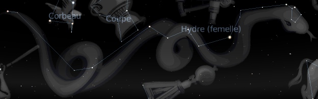 Constellation de l'Hydre femelle