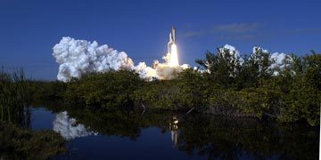 Lancement de la navette Columbia (STS-107), son ultime décollage.