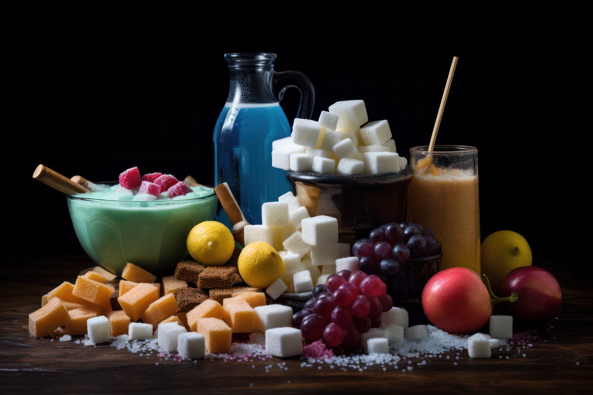 Le sucre de table, également connu sous le nom de saccharose, est composé de deux molécules de glucides simples : le glucose et le fructose. © Dina, Adobe Stock