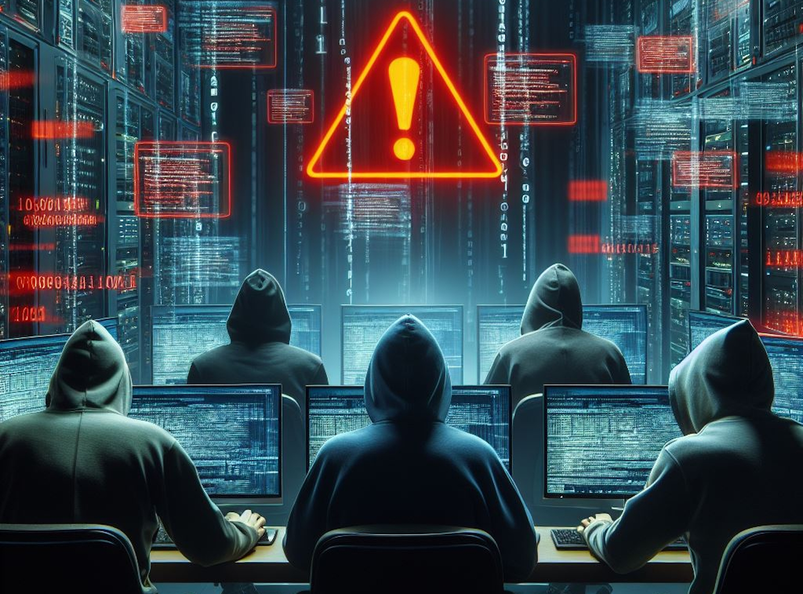 Un groupe de hackers pro-russes a revendiqué l’attaque. illustration générée par IA. © Sylvain Biget, Image Creator