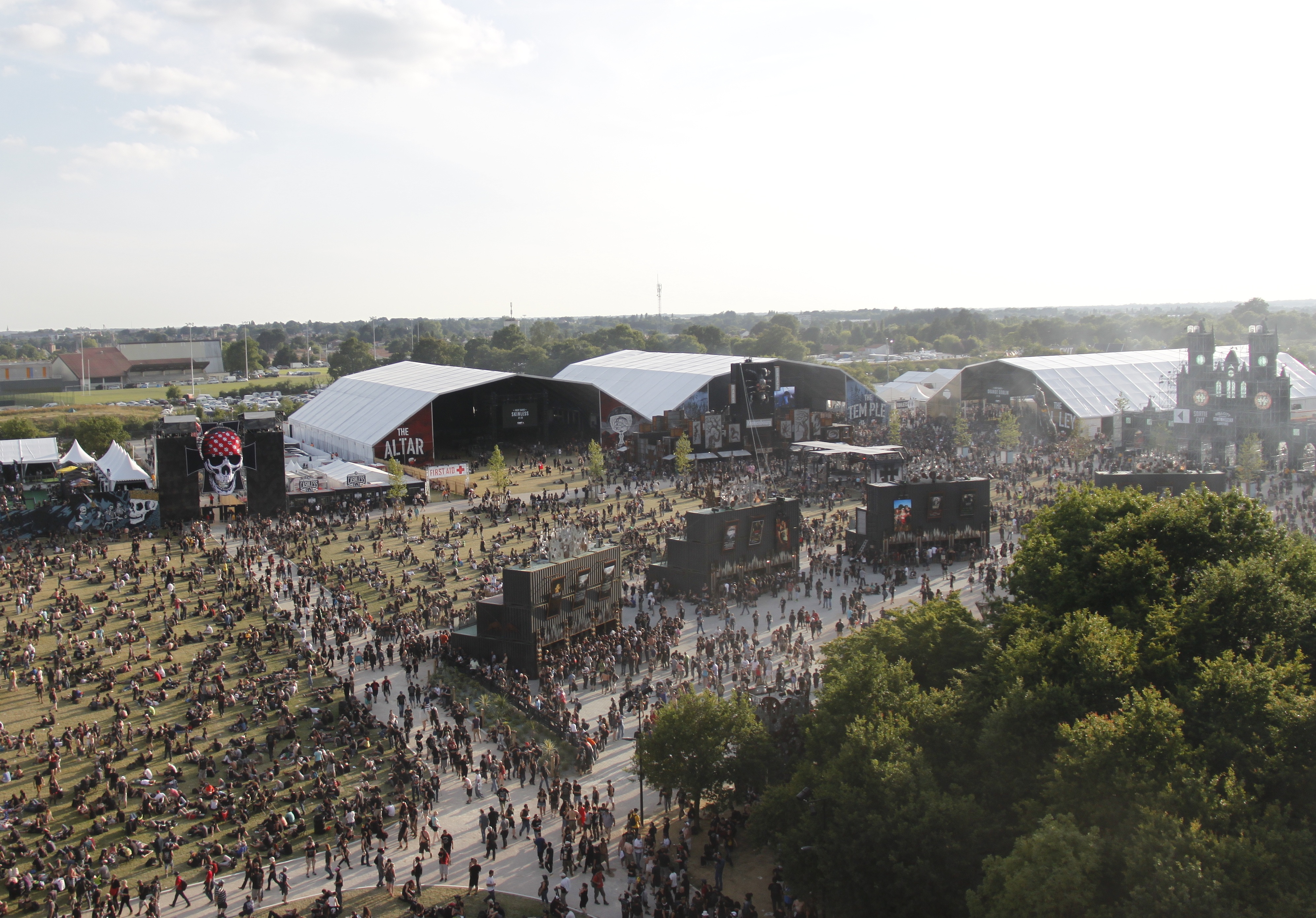 Le site du festival Hellfest. © Atlantis, Adobe Stock