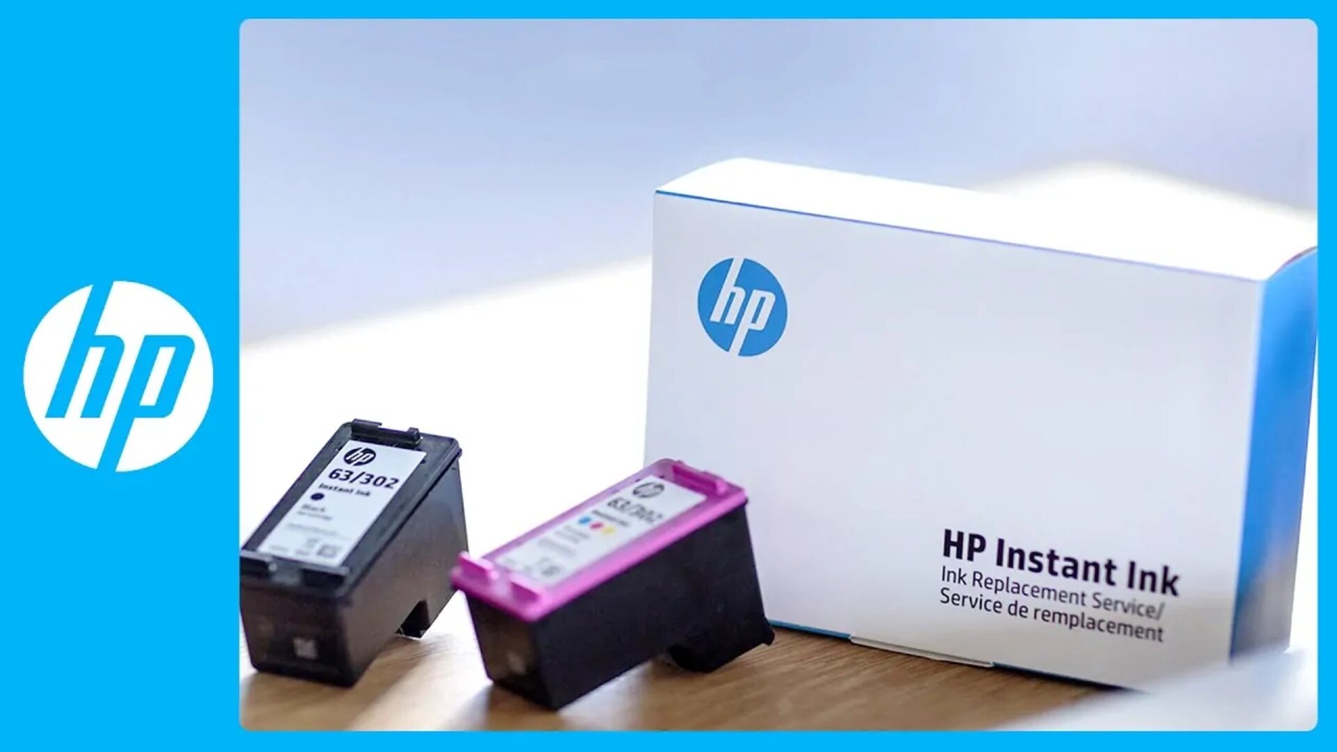 HP a imaginé Instant Ink, son service de livraison d'encre à domicile. © HP