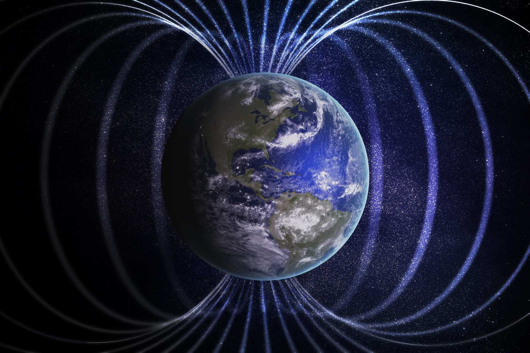 Le champ magnétique terrestre ne serait pas sur le point de s'inverser. © vchalup, Fotolia