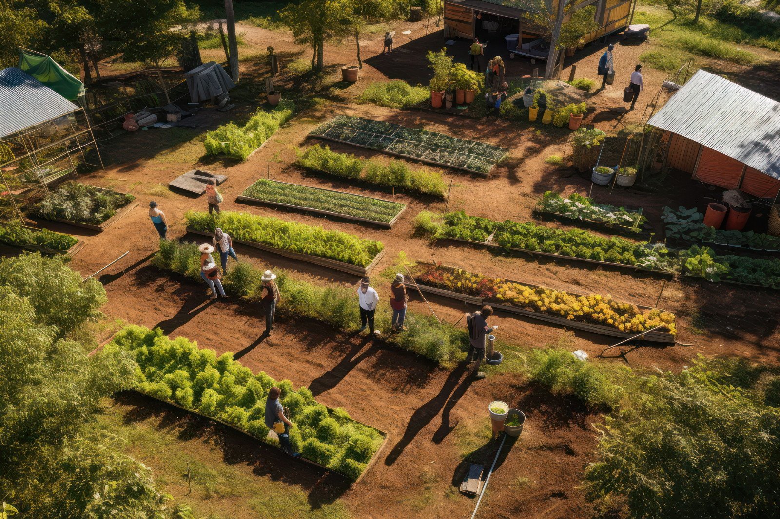 Les jardins partagés, une convivialité assurée ! ©olga_demina, Adobe Stock