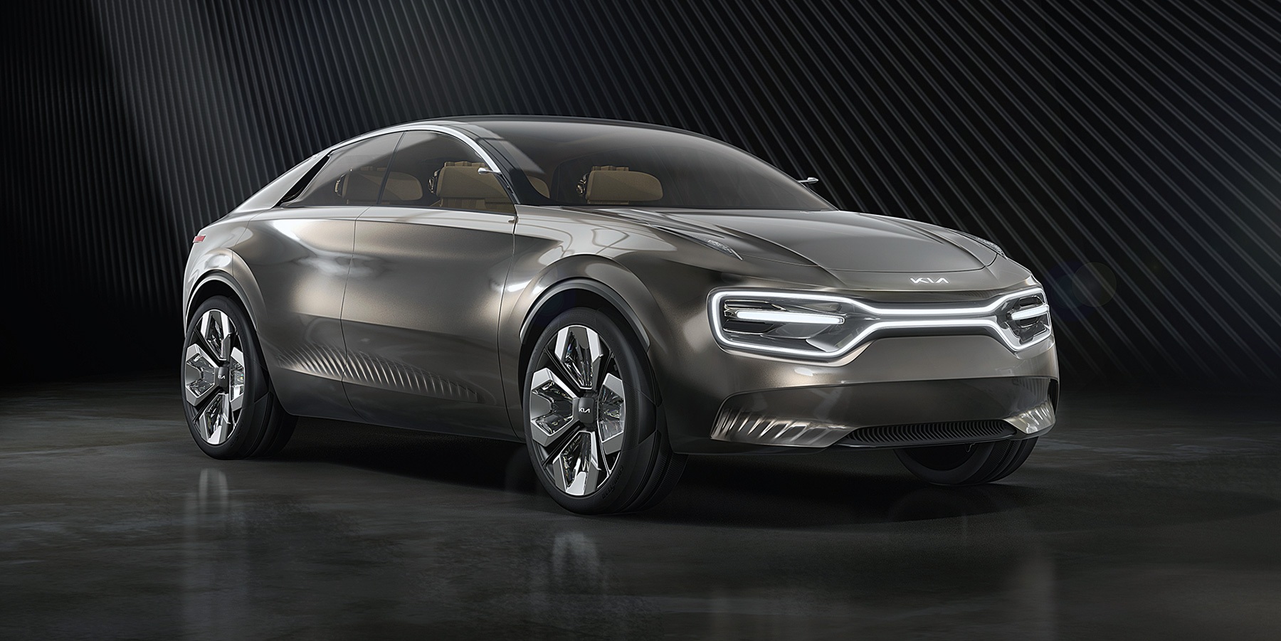 Le concept-car Imagine dévoilé au salon auto de Genève en 2019 servira de base au futur crossover électrique de Kia. © Kia