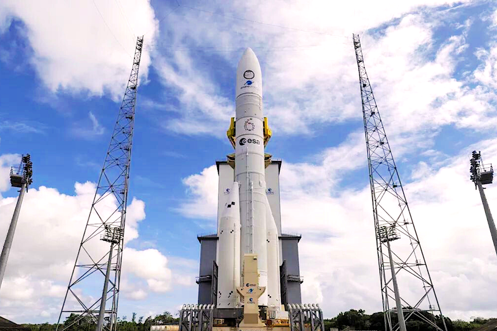 Jour historique pour Ariane 6 qui fait son premier vol ce 9 juillet 2024. © L. Bourgeon, ESA 